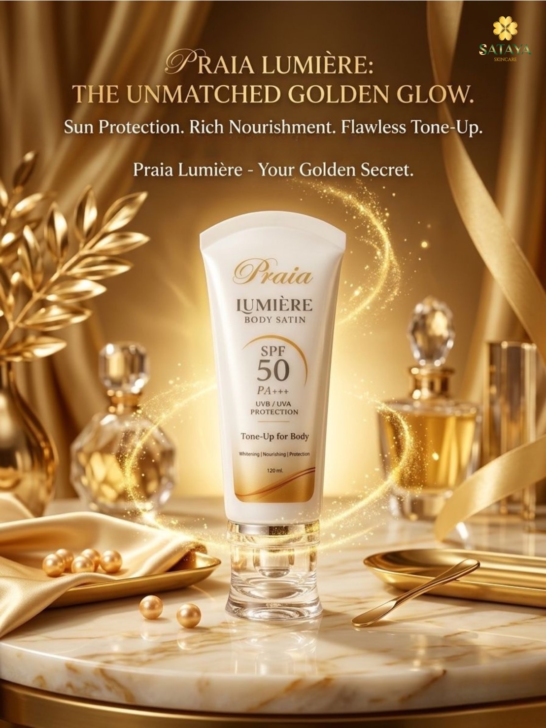 New!!! Praia Lumière Body Satin